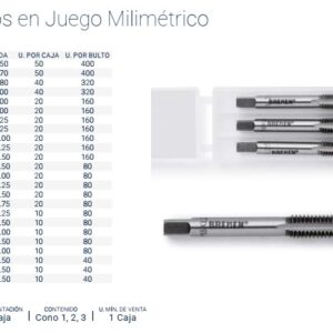 MACHO BREMEN® JUEGO (3Pzs) MM 16 x 2.00
