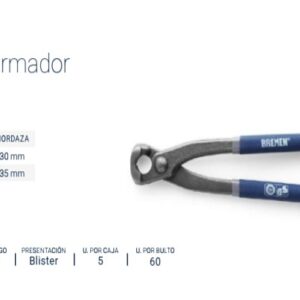 TENAZA ARMADOR 12" MEDIO CORTE BREMEN