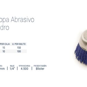 CEPILLO COPA ABRASIVO 2" (con Perno P/Taladro BREMEN®