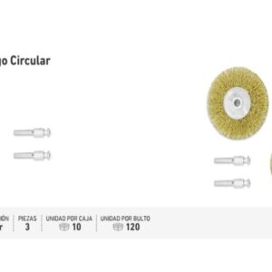 CEPILLO WEMBLEY JGO. CIRCULAR 3 PZS. 2"- 2-1/2"-3"