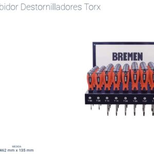 EXHIBIDOR BREMEN® DESTORNILLADORES TORX