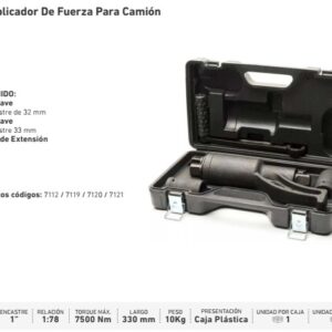 MULTIPLICADOR de FUERZA para CAMION (7.500Nm) 1:78