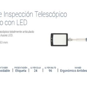 ESPEJO DE INSPECCIÓN EXTENSIBLE CON LED BREMEN®
