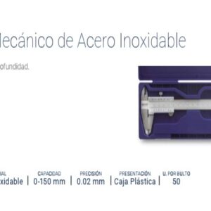 CALIBRE ACERO DE 150 mm Mecánico BREMEN®