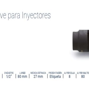 BOCALLAVE Enc. 1/2" para INYECTORES 27mm BREMEN®
