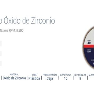 DISCO FLAP BREMEN 7" Zirconio (G.120) [10 unid]