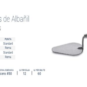 CUCHARA DE ALBAÑIL BREMEN® 7" R
