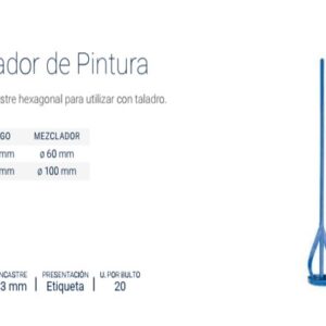 DW - MEZCLADOR de PINTURA (400mm x 60mm) BREMEN®