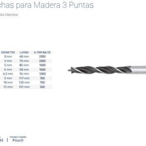 Mecha para Madera 12mm BREMEN®