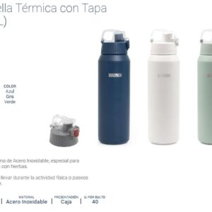 TERMO DEPORTIVO BREMEN® 600ml [Acero Inoxidable]