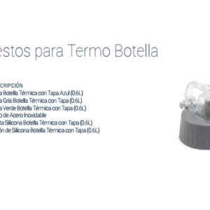 TERMO DEPORTIVO BREMEN® = REPUESTO TAPA COMPLETA (Cod 7296)