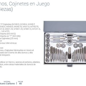 MACHOS & TERRAJAS en JGO Milimétrico [40 Pzs] Caja Metal