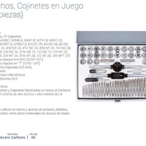 MACHOS & TERRAJAS en JGO Milimétrico [60 Pzs] Caja Metal