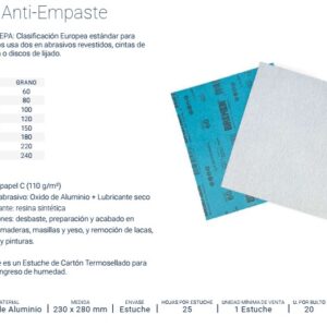Lija Anti-Empaste [Grano 60] x 25 uni BREMEN®