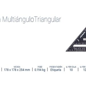 ESCUADRA MULTIANGULO TRIANGULAR BREMEN®