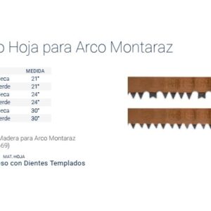 ARCO MONTARAZ 30" = Hoja Madera Seca BREMEN®