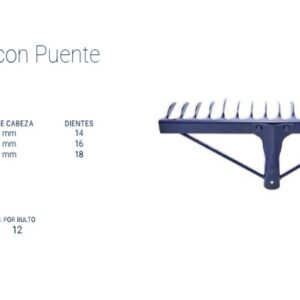 RASTRILLO CON PUENTE DE 18 DIENTES BREMEN