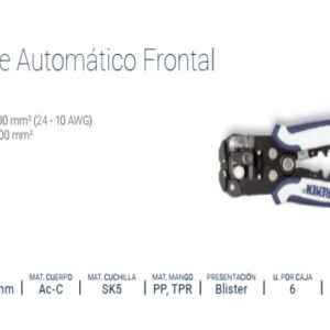 PELACABLE AUTOMATICO FRONTAL 8" MANGO BI MATERIAL BREMEN®