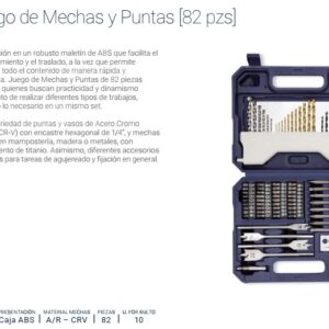 MECHAS Y PUNTAS EN JUEGO (82 PZS) BREMEN®