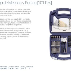 MECHAS Y PUNTAS EN JUEGO (101 Pzs.) BREMEN®