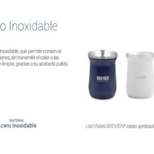 MATE ACERO INOXIDABLE 300 ML BREMEN®