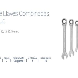 JUEGO DE LLAVES COMBINADAS CON CRIQUE (7 PZS) BREMEN®