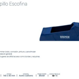 CEPILLO ESCOFINA BREMEN®