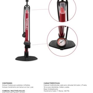 INFLADOR CON MANOMETRO WEMBLEY®