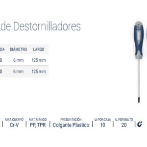 JUEGO DE DESTORNILLADORES (2 PZS) (PL6X125 + PH2 6X125) BREMEN®