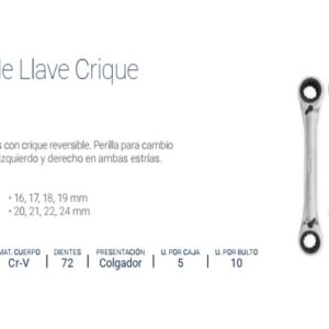 JUEGO DE LLAVES CON CRIQUE (4 PZS) BREMEN®