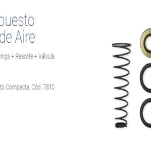 NEUM. LLAVE DE IMPACTO COMPACTA 1/2" 678 Nm- COMPOSITE=Kit de repuesto Entrada de Aire
