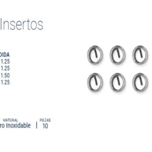 INSERTOS = M12 x 1.5 x 16.3mm [10 uni] BREMEN®