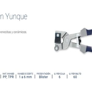 PINZA CORTA CERAMICO CON RUEDA DE TUNGSTENO 8" BREMEN®