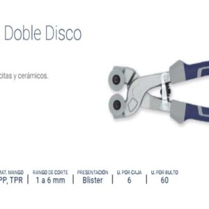 PINZA CORTA VIDRIO O CERAMICO 8" BREMEN®(2 ruedas)