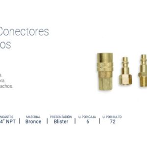 JUEGO DE ACOPLE Y CONECTORES RAPIDOS (5 PZS) BREMEN®