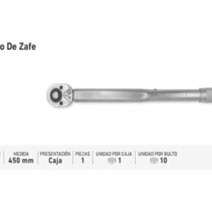 TORQUIMETRO ZAFE WEMBLEY Enc.1/2" 42-210 Nm