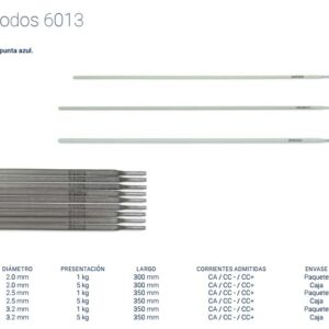 ELECTRODO E6013 BREMEN® 3.2mm x 350mm x 1 Kgr