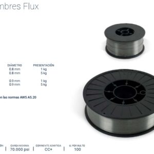 ALAMBRE FLUX AWS E71T-GS BREMEN® 0.9mm x 5kg