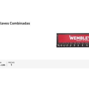 EXHIBIDOR WEMBLEY® LLAVES COMBINADAS SAE