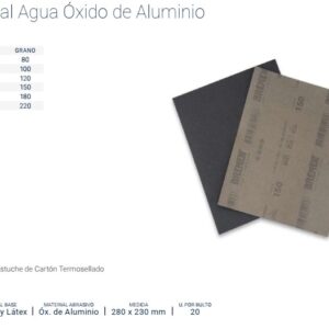 Lija al Agua [Grano 150] x 25 uni BREMEN® [Oxido de Aluminio]