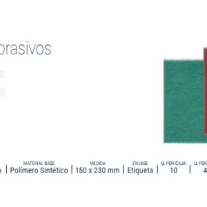 PAÑO ABRASIVO BREMEN® GRANO FINO 400 x 20 uni 15 x 23 cm