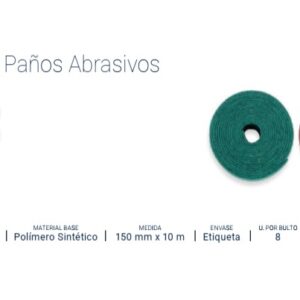 PAÑO ABRASIVO ROLLO BREMEN® GRANO FINO 400 15cmx 10 m