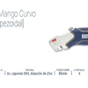 CUCHILLA METALICA RETRACTIL PROFESIONAL (5 FILOS) BREMEN®