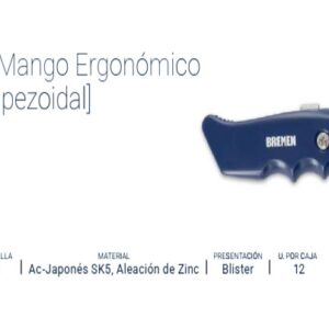 CUCHILLA METALICA RETRACTIL USO INTENSIVO BREMEN®