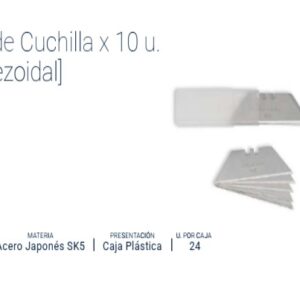 HOJA TRAPEZOIDAL para CUCHILLA SK5 [10 unid] BREMEN®