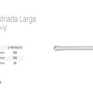 LLAVE ESTRIADA LARGA 10x11mm (Correa Poly - V) BREMEN®