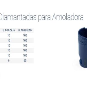 BROCA DIAMANTADA ø 30mm p/ AMOLADORA BREMEN®