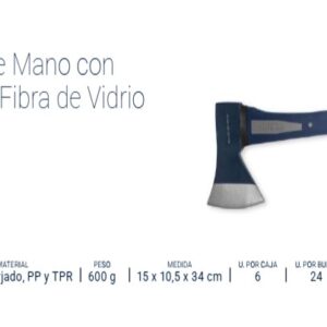 HACHA CON CABO M/ FIBRA VIDRIO 600 GR BREMEN®