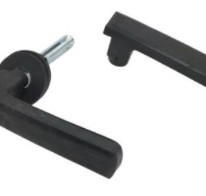 MANIJA DOBLE BALANCIN PVC NEGRO CAJA DE 12 UNIDAD