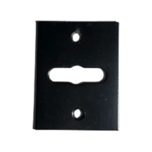BOCA LLAVE RECTANGULAR PINTADA(BLANCA/NEGRO)